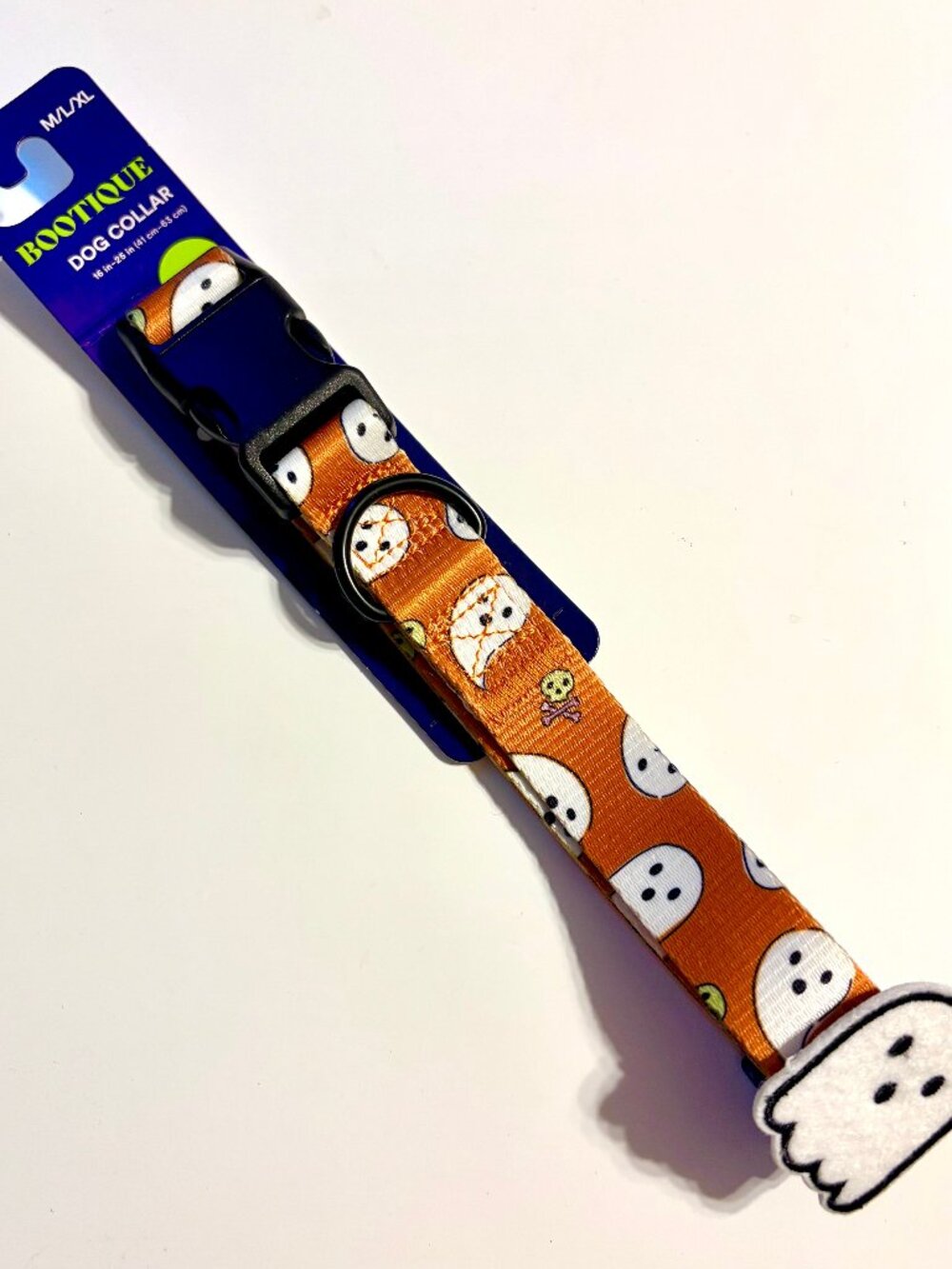 Bootique Halloween Spooky Cute Ghosts and Skulls Dog Collar M/L/XL